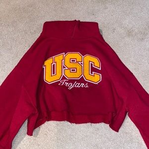 USC cropped sweatshirt!